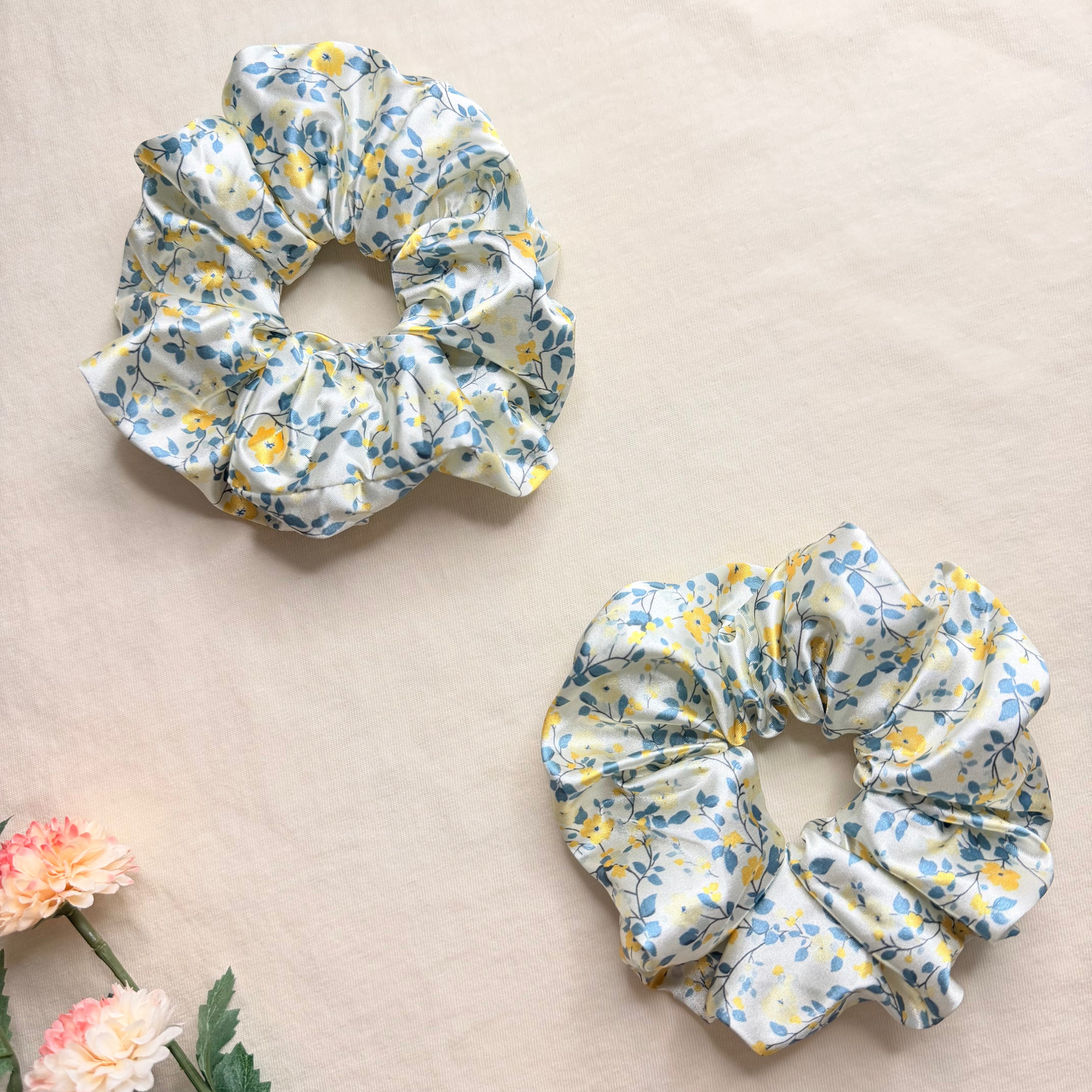Set of 2 Satin Scrunchies