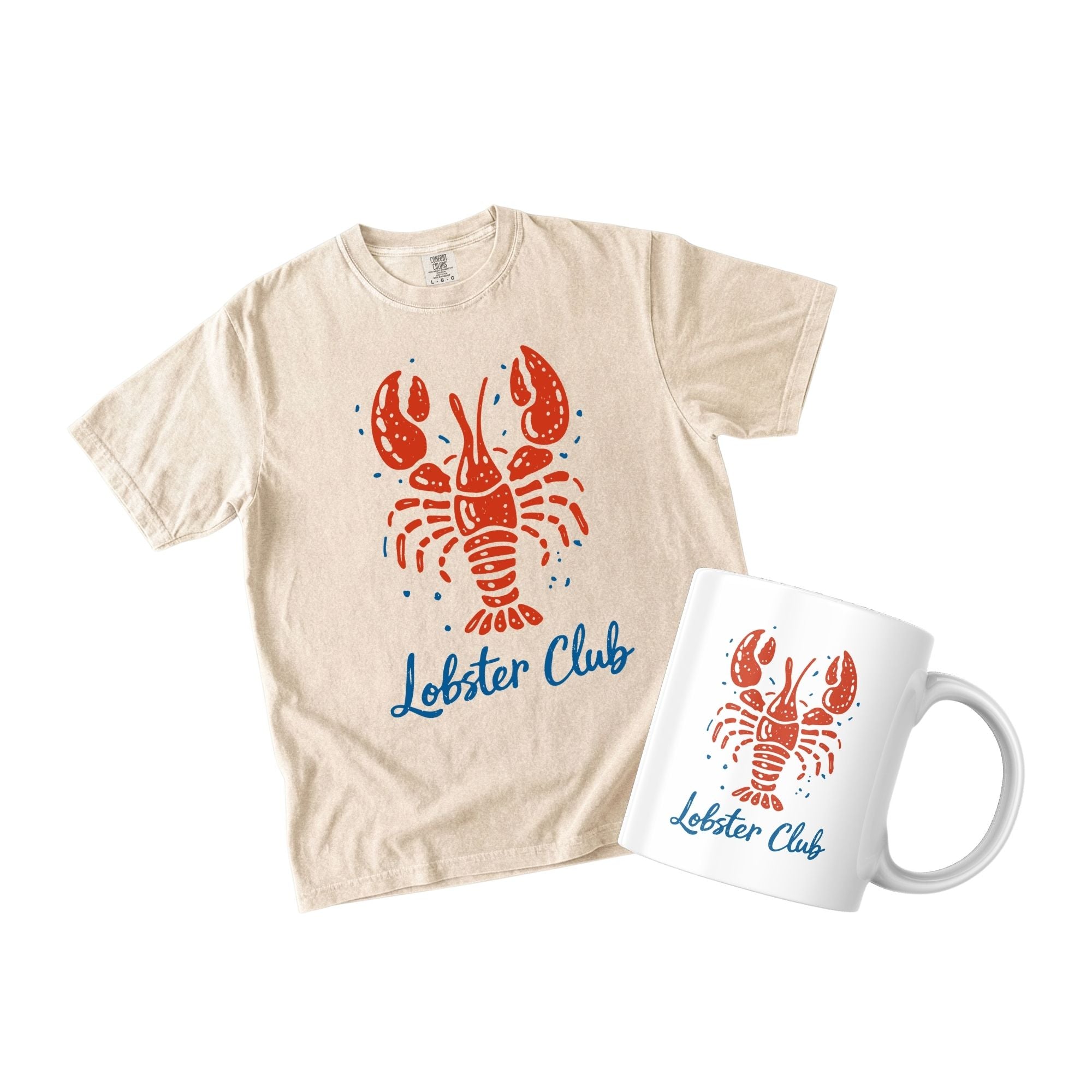 Lobster Club Set of Mug & Tees