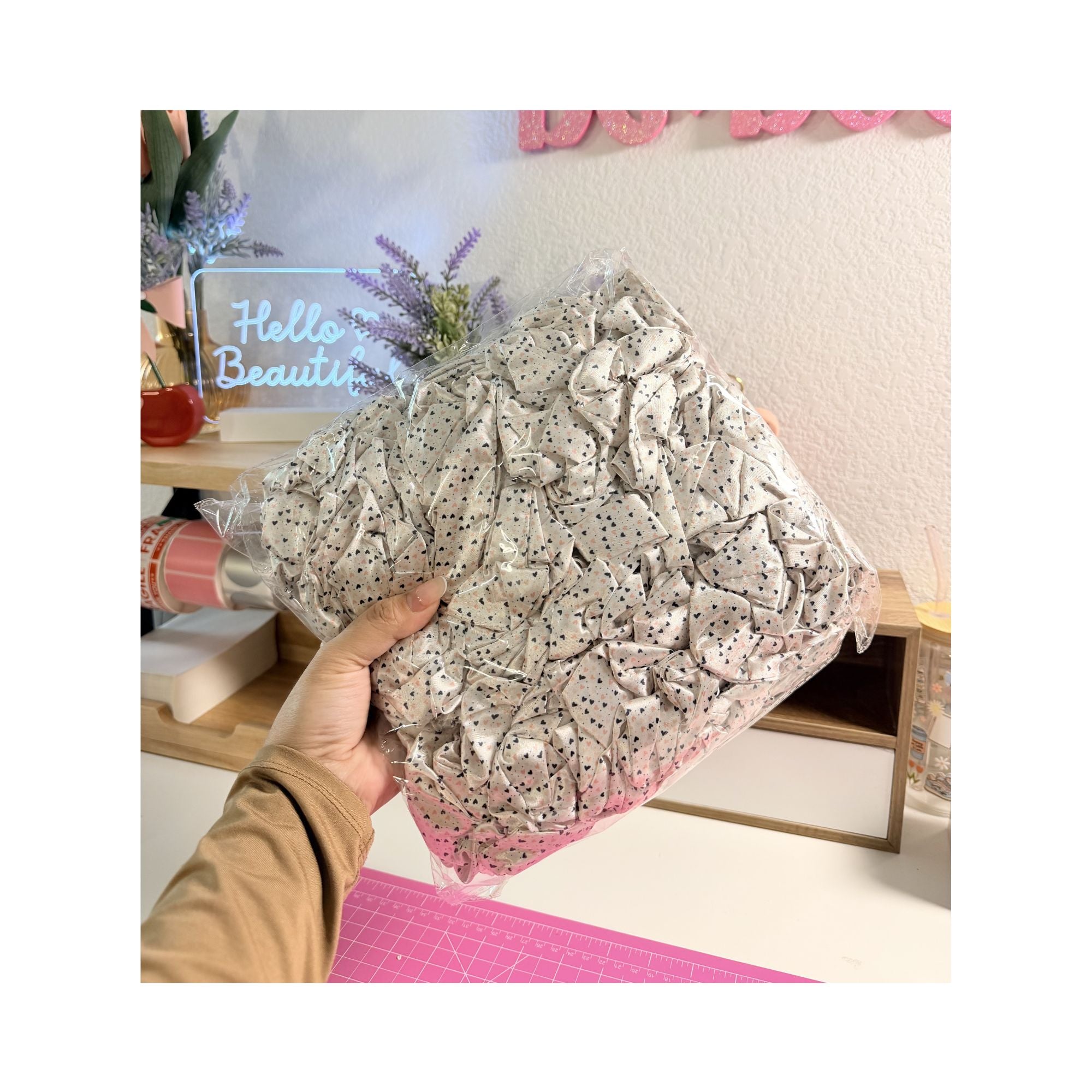 40PCS SATIN LARGE SCRUNCHIES