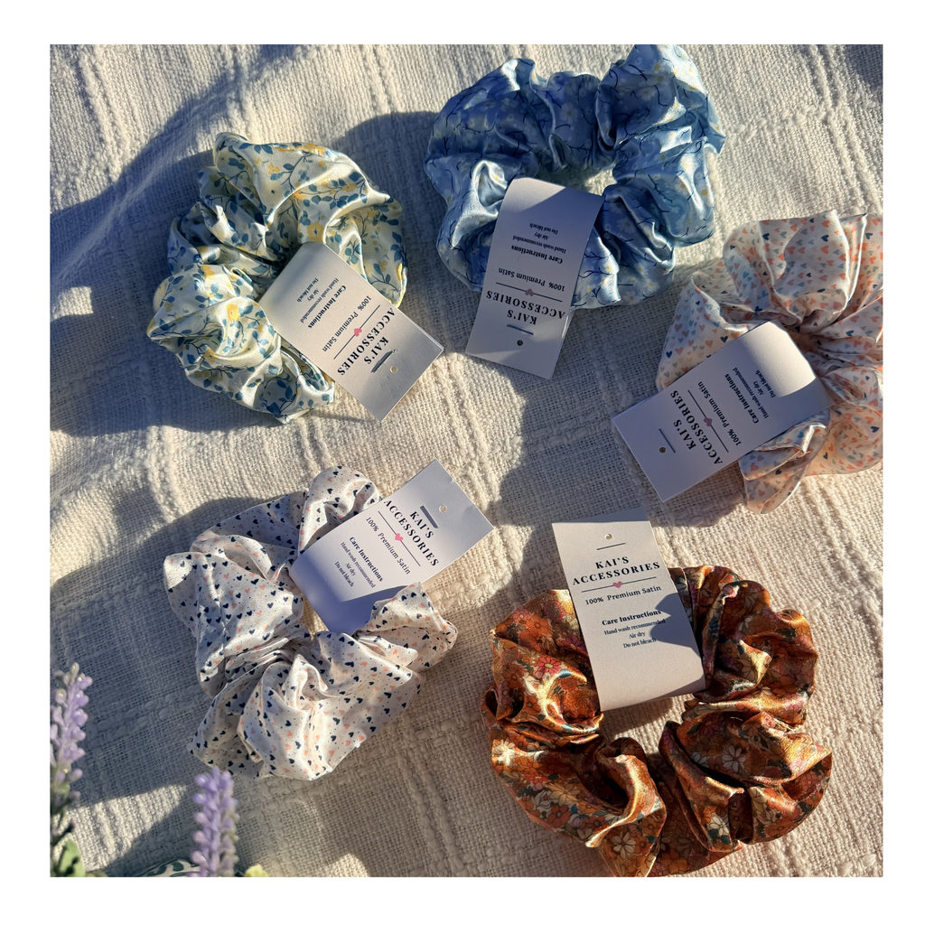 5Pck Assorted Scrunchies
