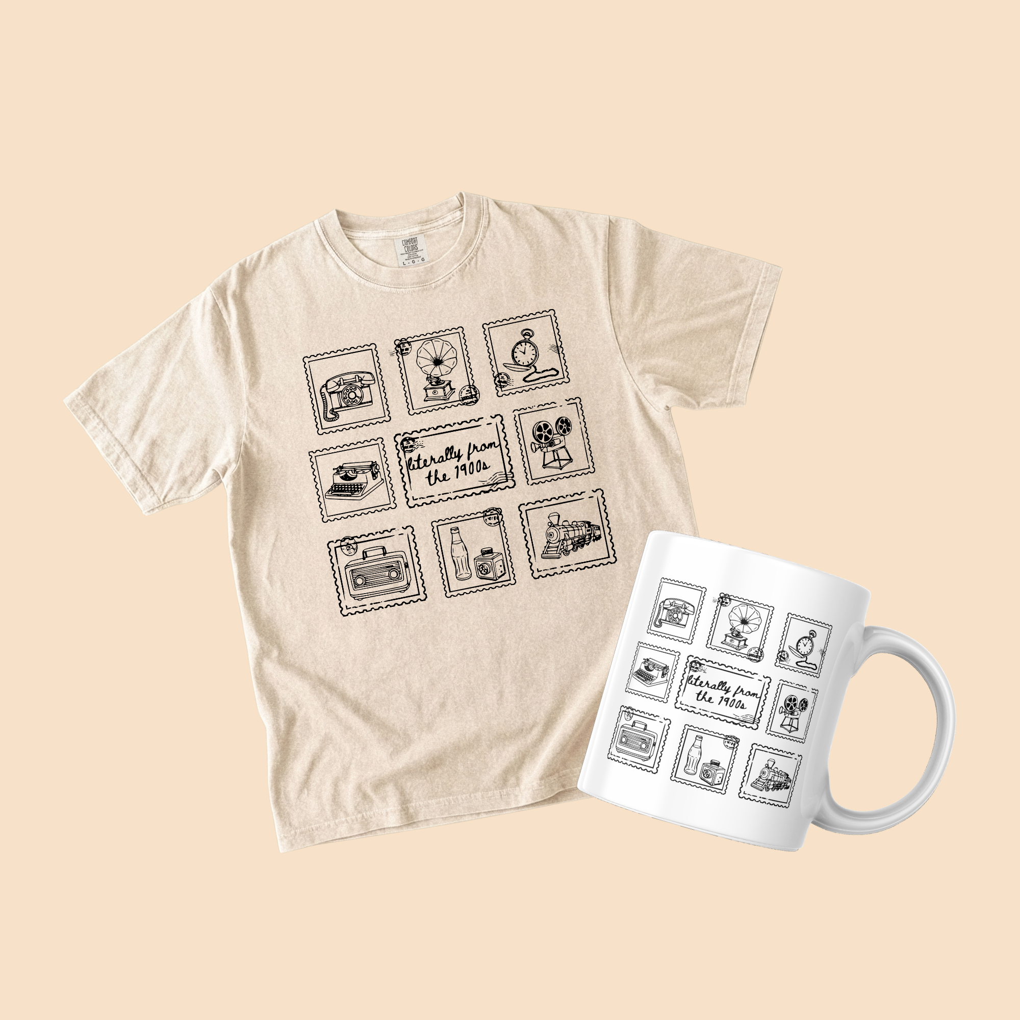 1990s Set of Tees & Mug