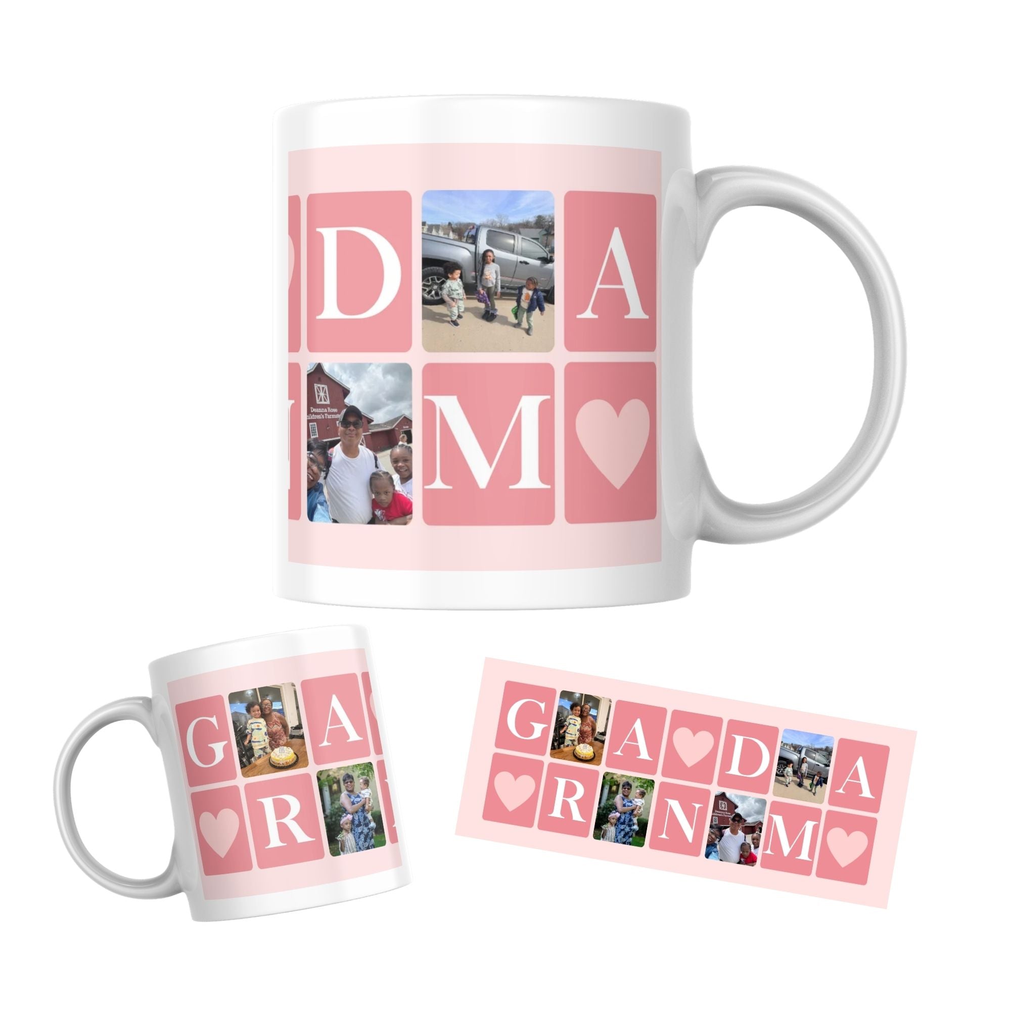 GRANDMA Personalized Mugs Upload Your Picture