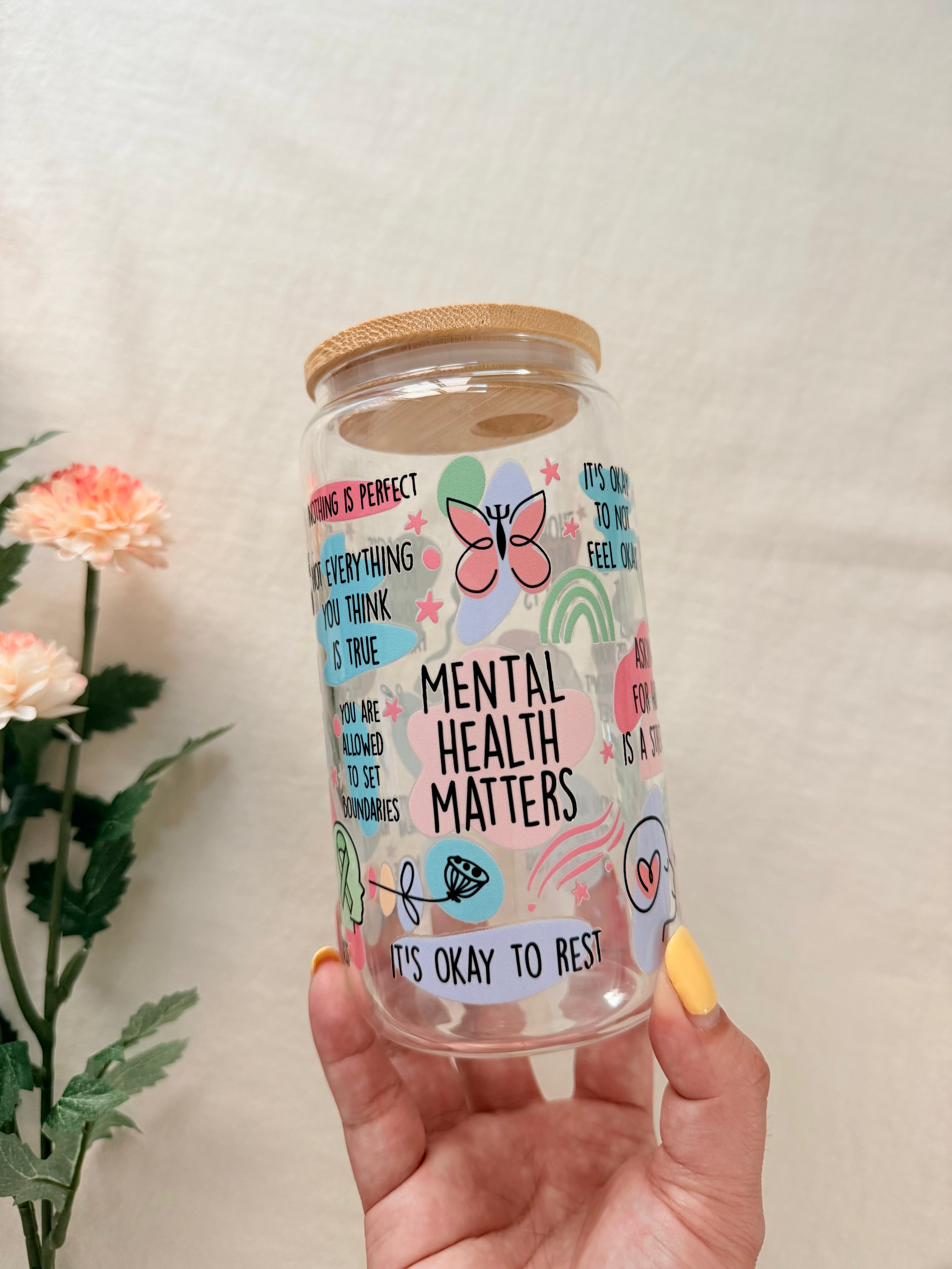 Selfcare Affirmation Cupwrap 16oz