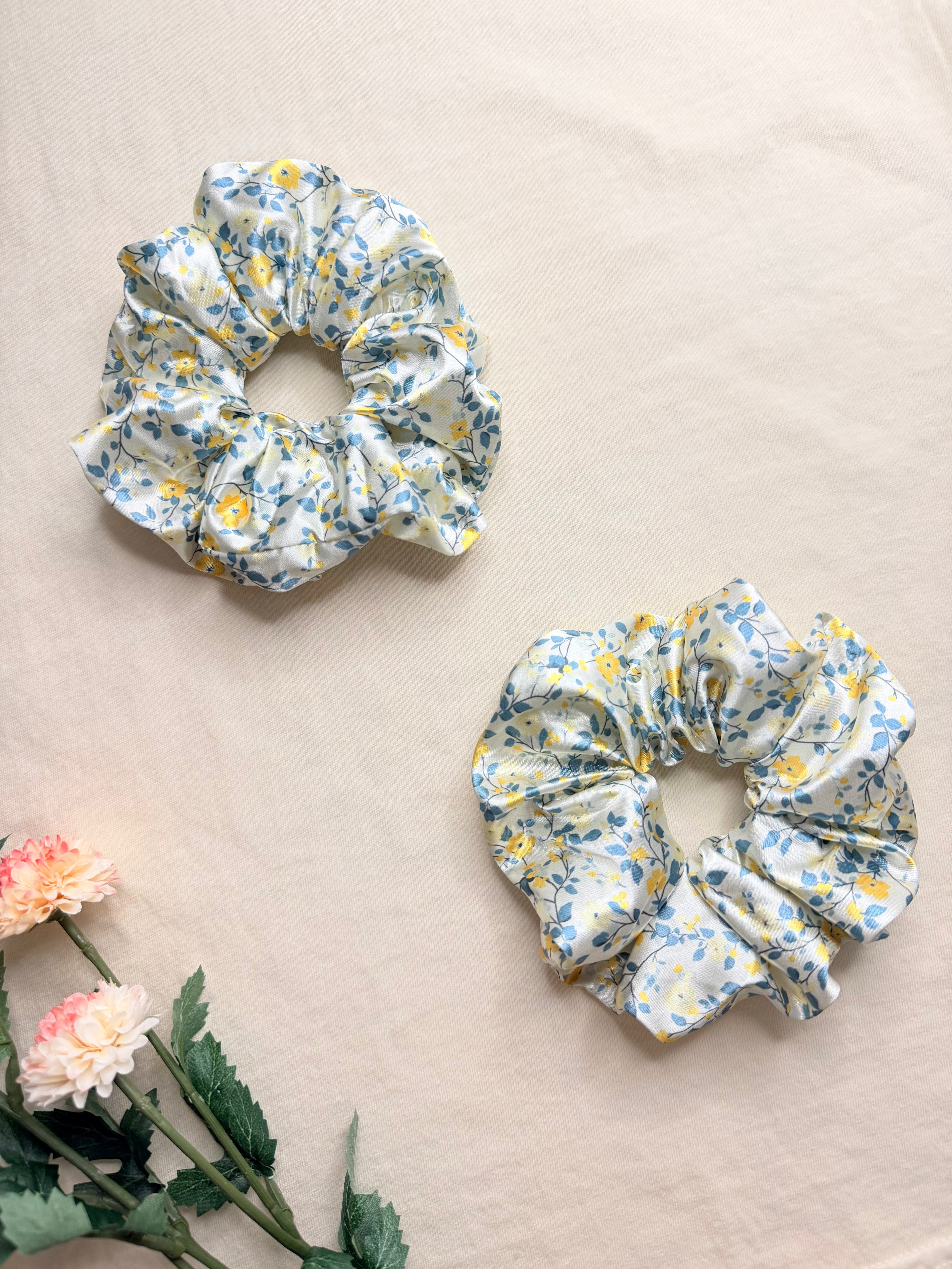 Sunny Bloom Scrunchie