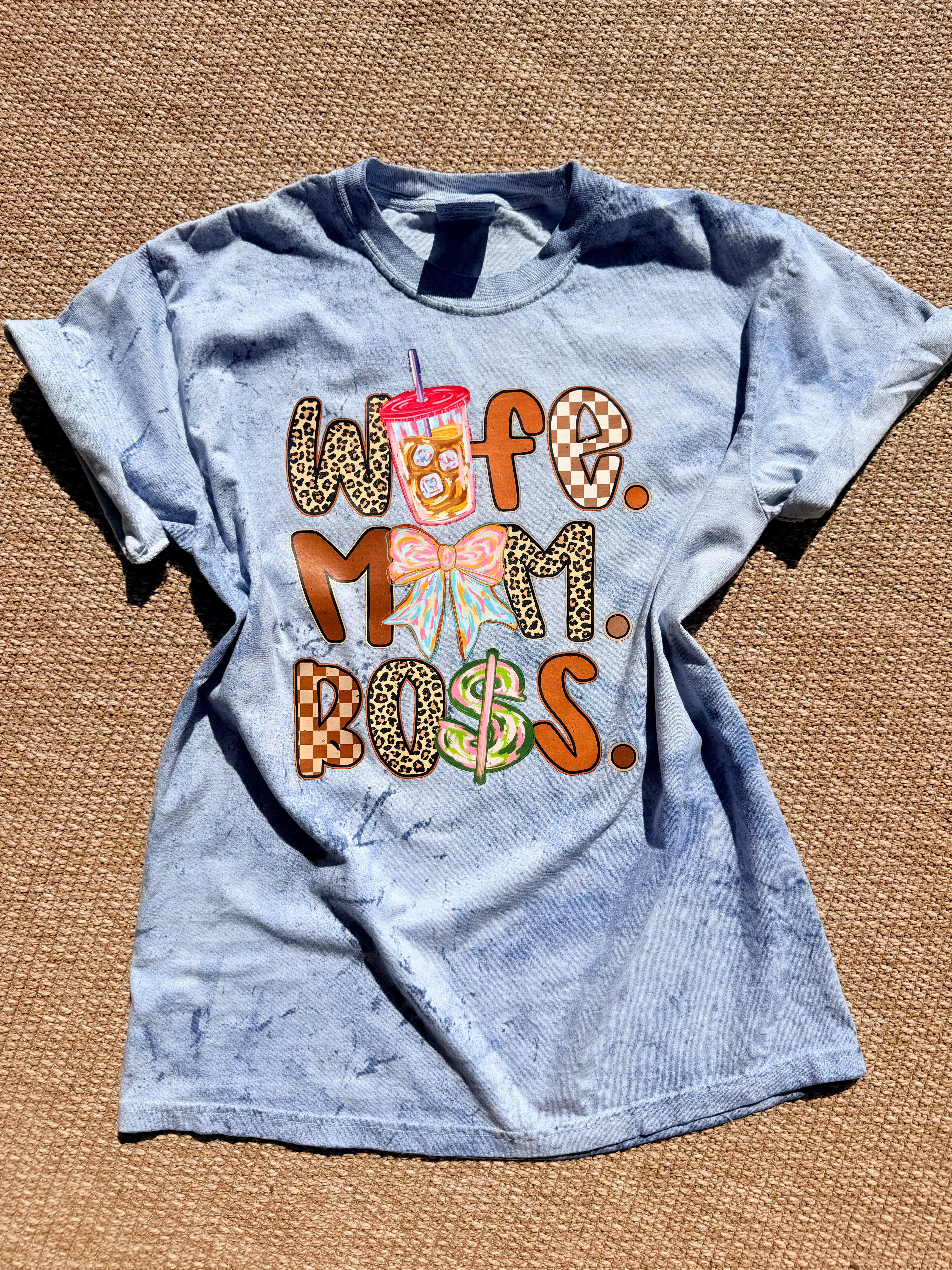 Mom Boss Dye T-shirt