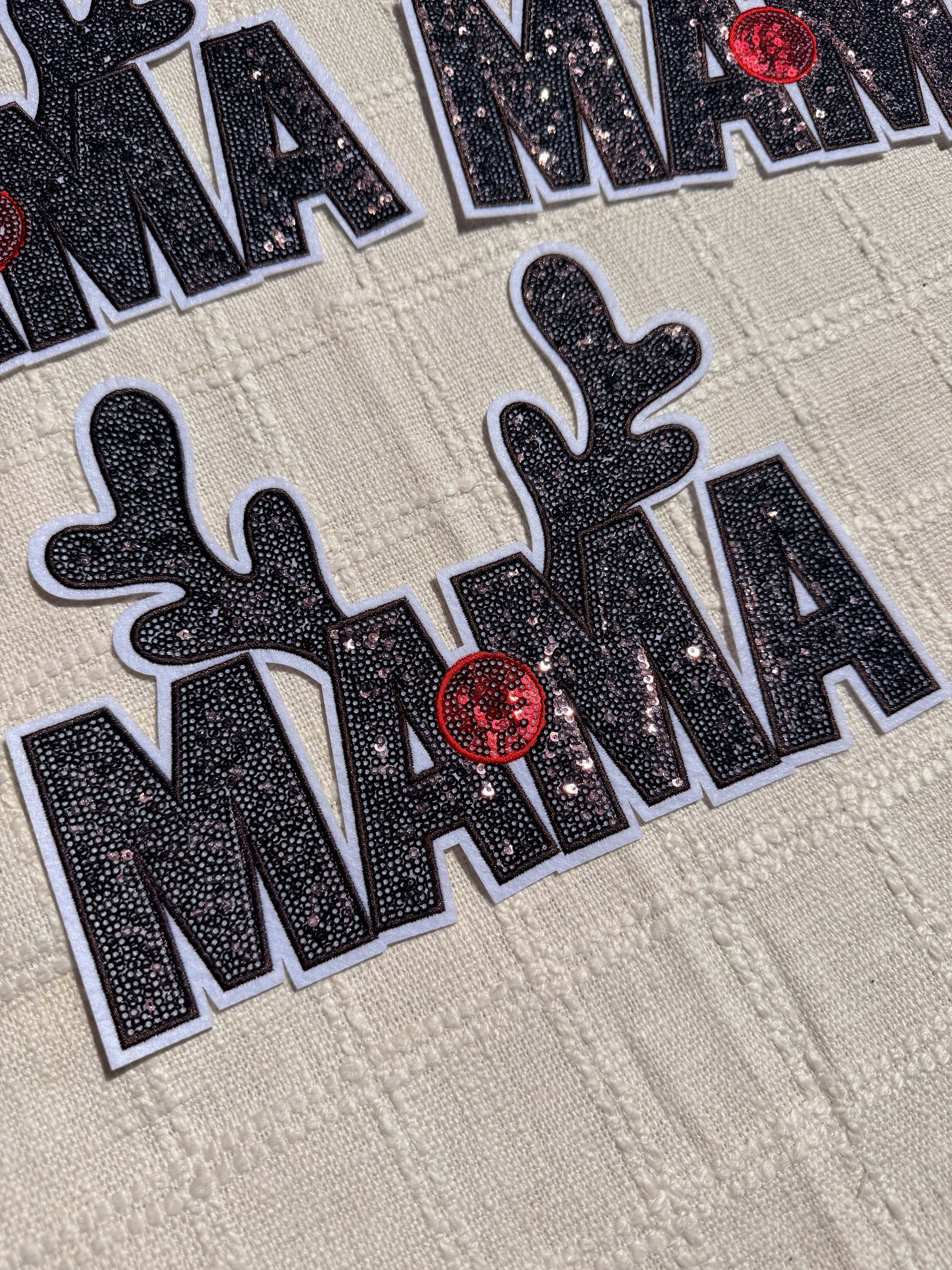 Mama Deer Iron on Patches