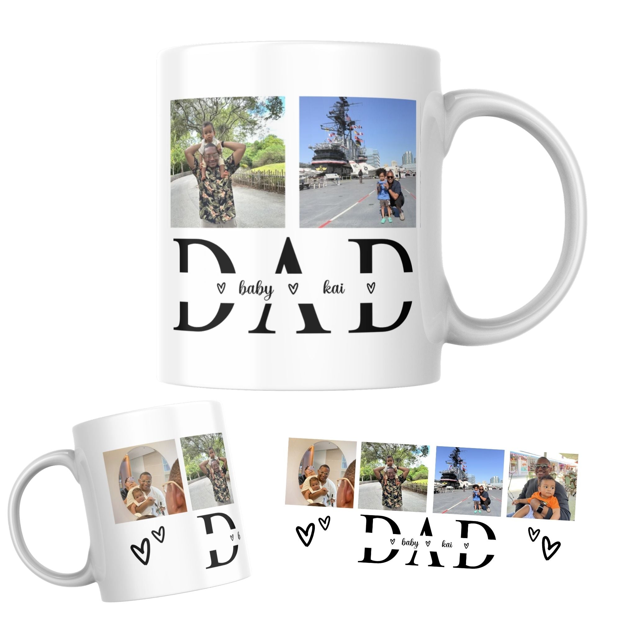 DAD Personalized Mugs Upload Your Picture